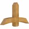 Ekena Millwork Bellingham Rough Sawn Timber Gable Bracket, Western Red Cedar, 48"W x 28"H x 6"D x 6"F, 14/12 Pitch GBW048X28X0606BEL00RWR - alternate 2
